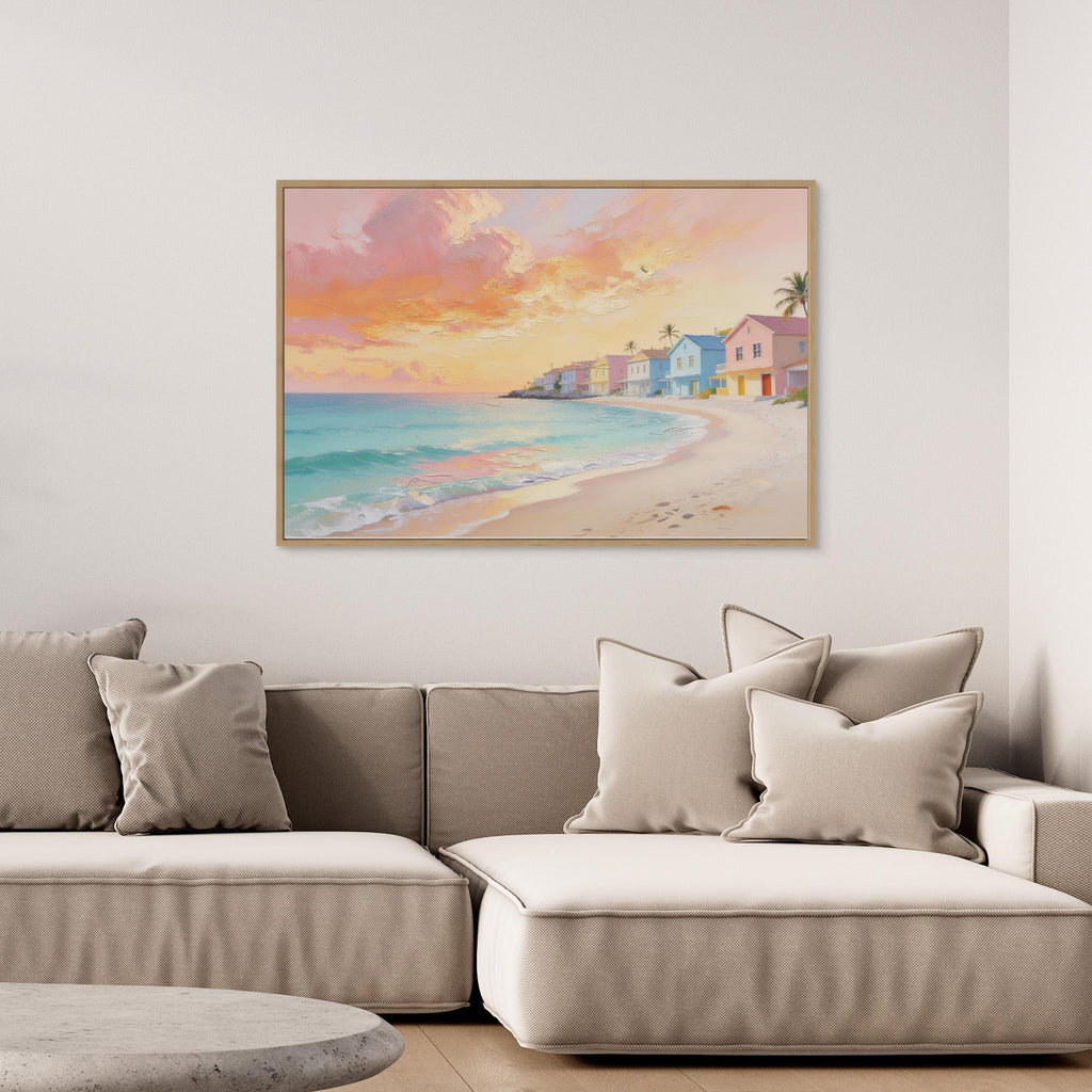 Peach Sunset Beach
