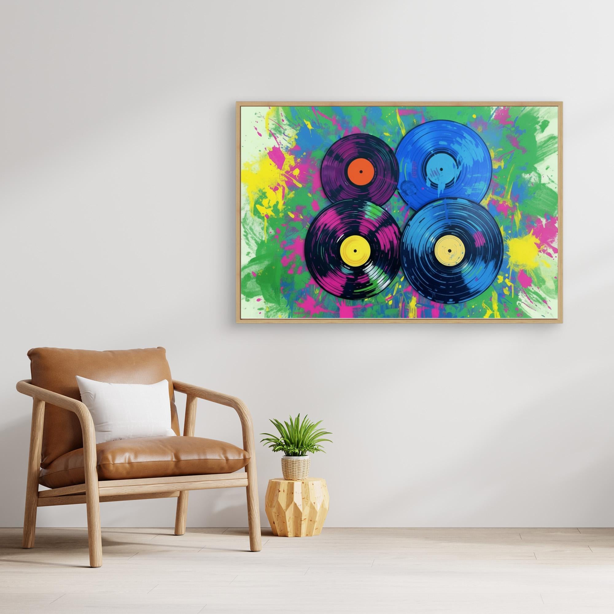 Vinyl Abstract Art