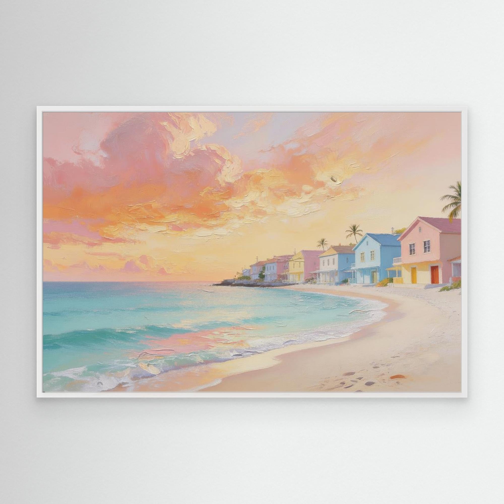 Peach Sunset Beach