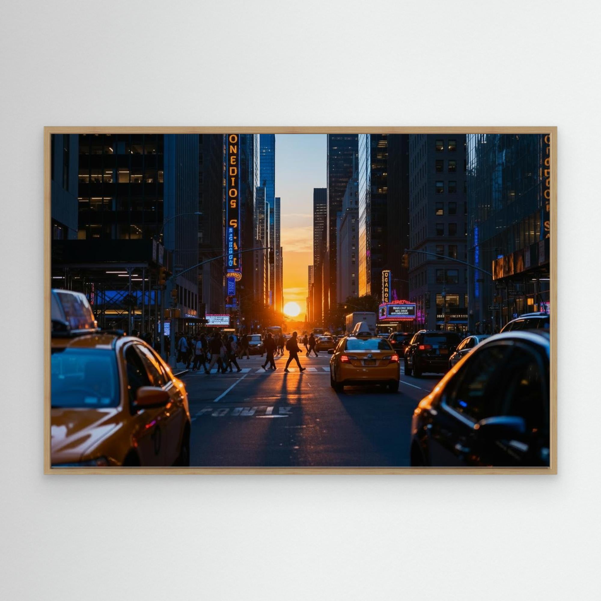 City Sunset Downtown