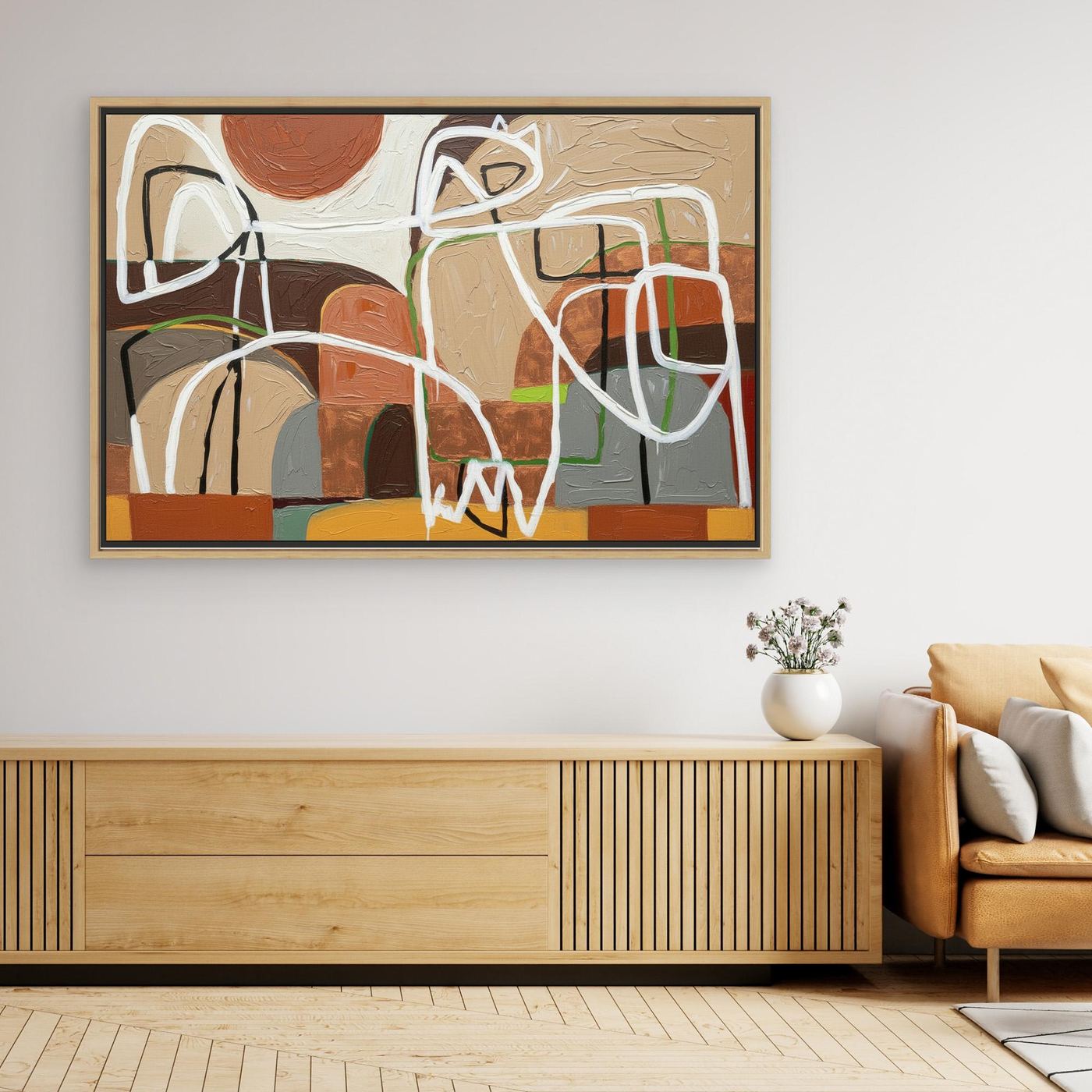 Enlightened Village Wall Canvas