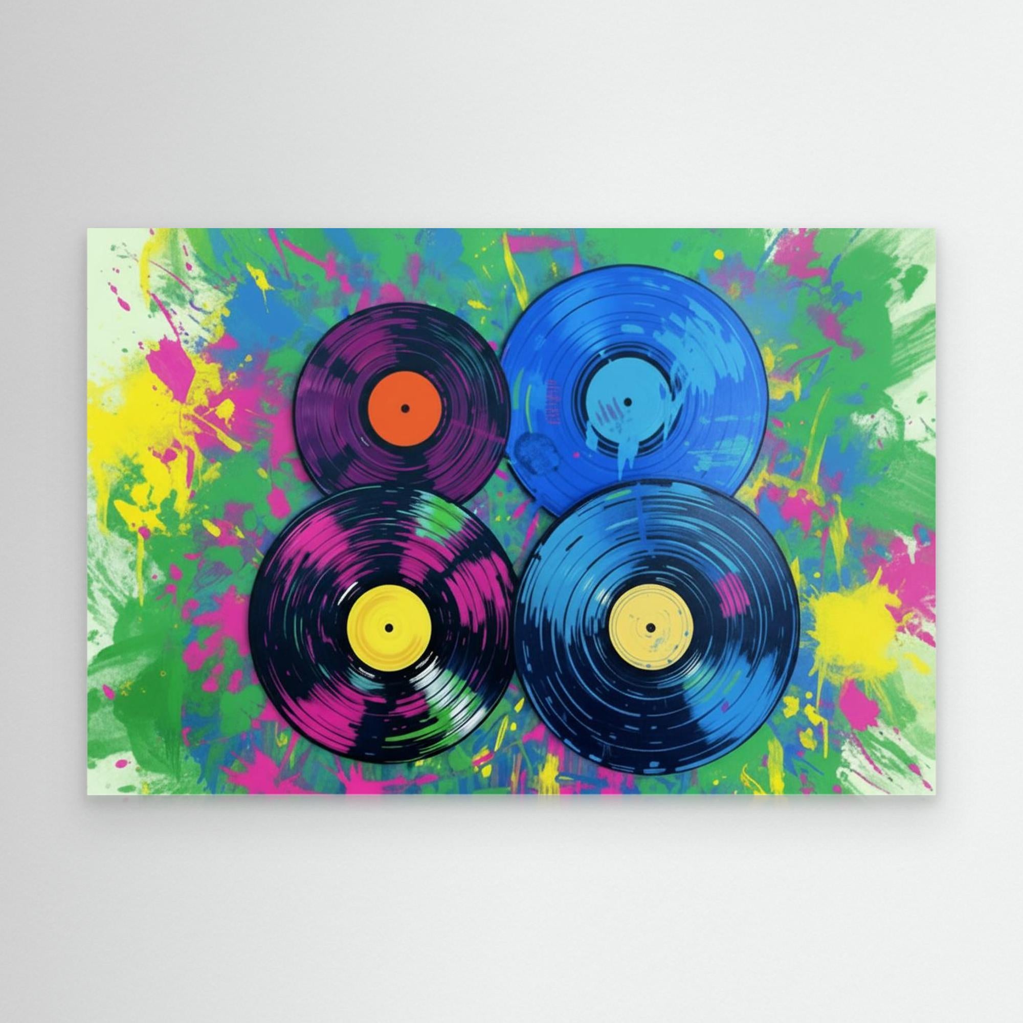 Vinyl Abstract Art