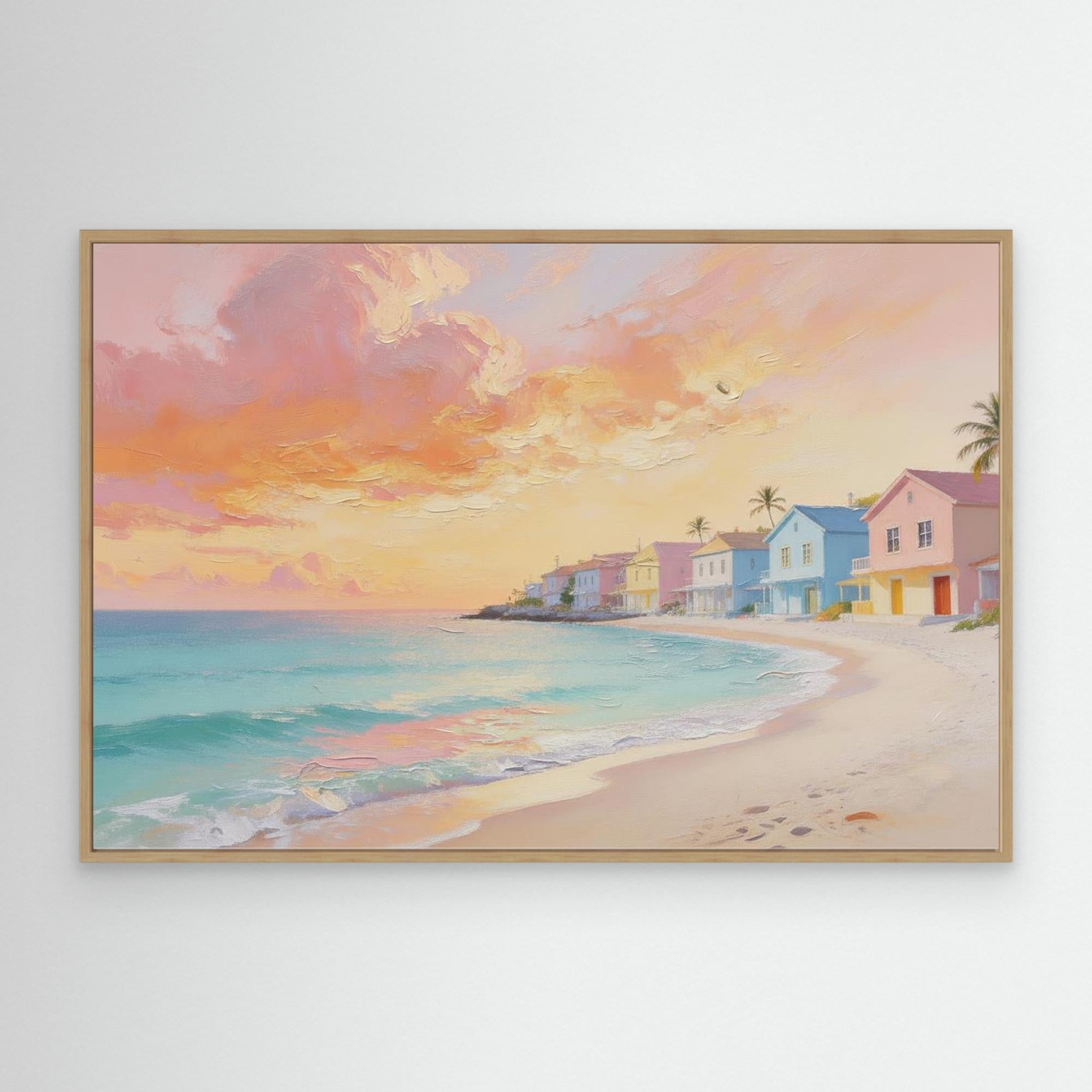Peach Sunset Beach