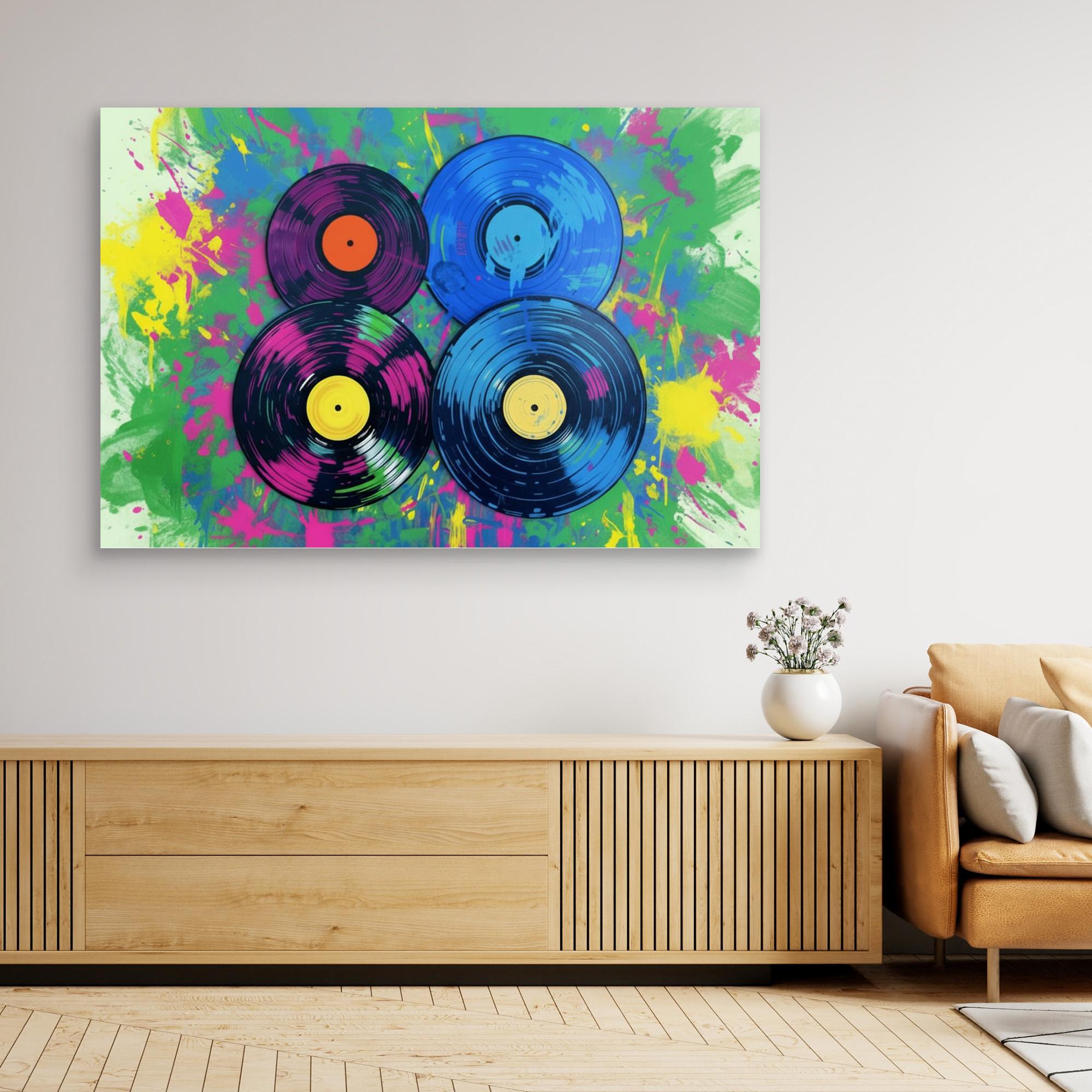 Vinyl Abstract Art