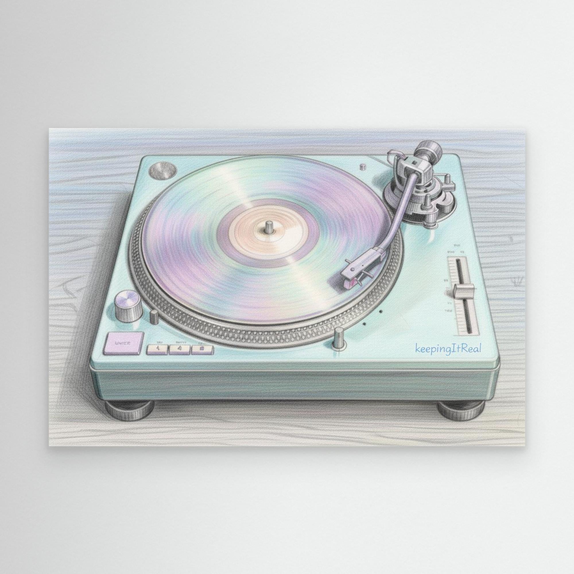 Pastel Record Player
