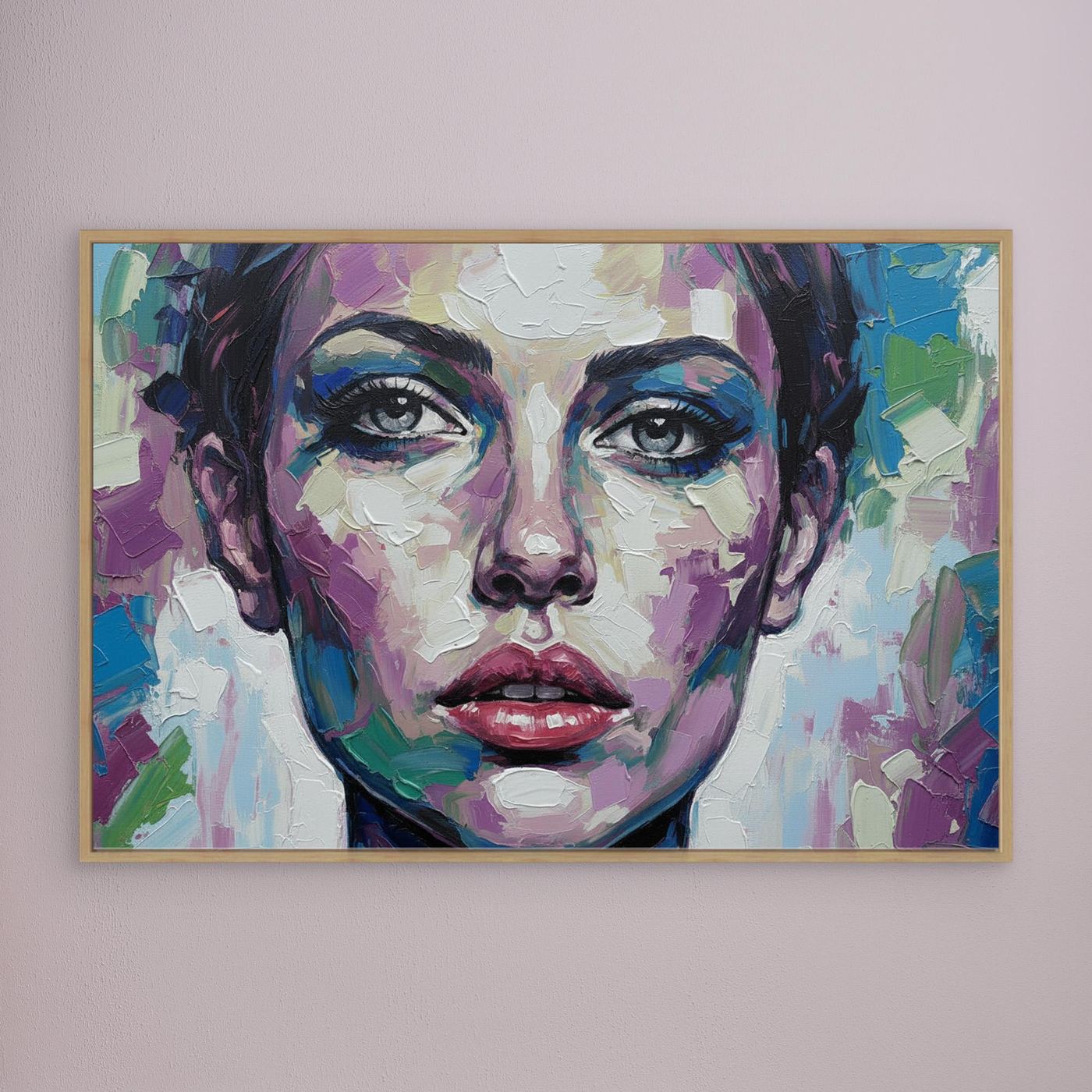  Chromatic Gaze Wall Canvas