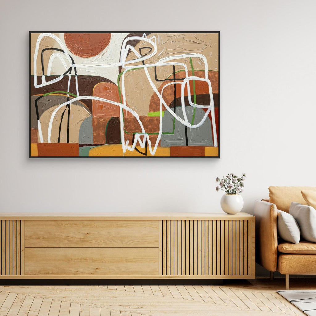 Enlightened Village Wall Canvas