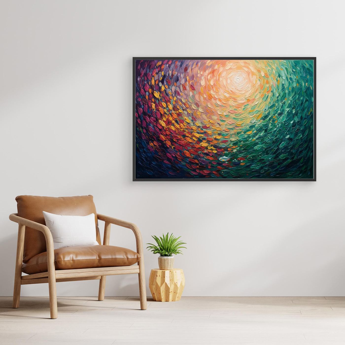 Celestial Gavering Wall Canvas