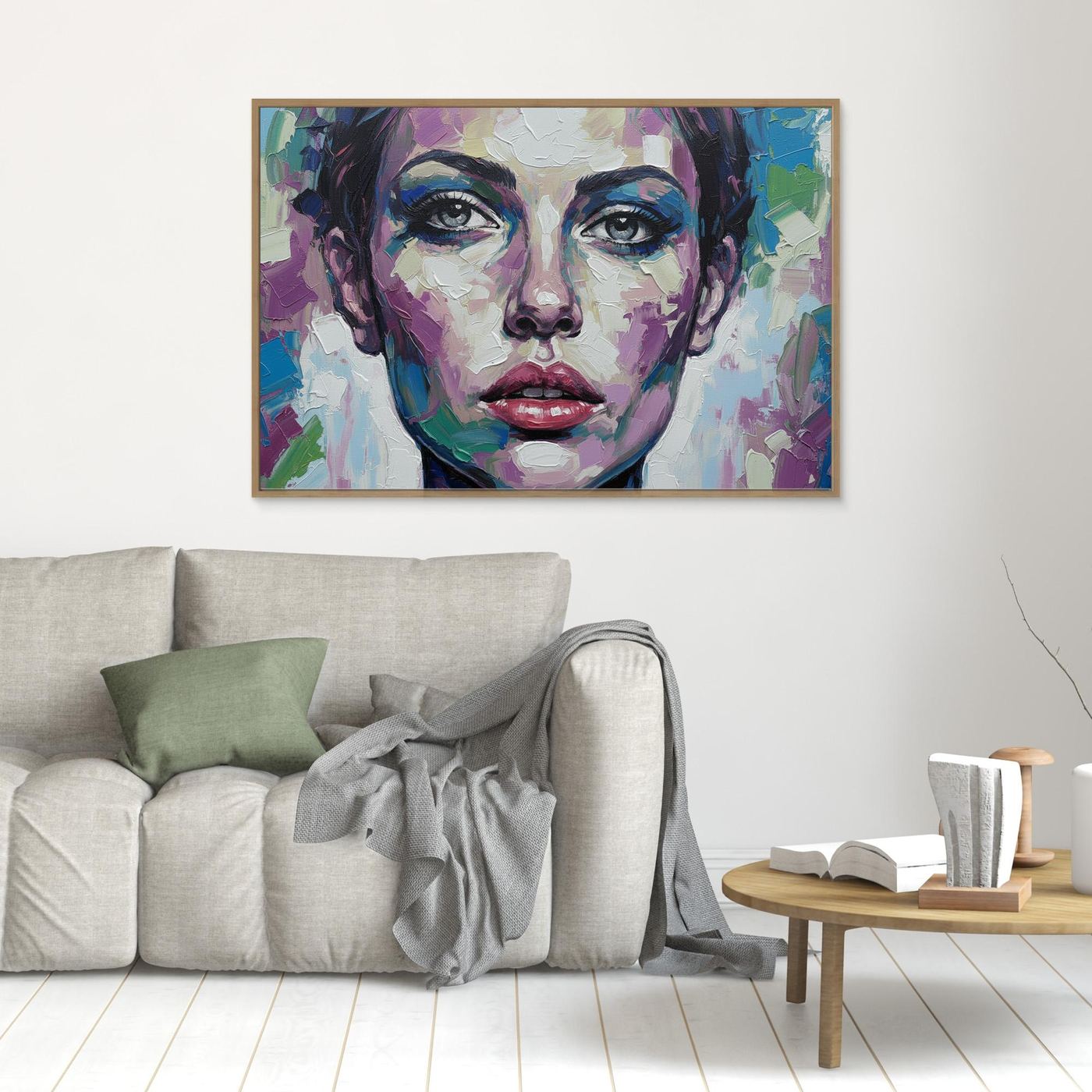  Chromatic Gaze Wall Canvas