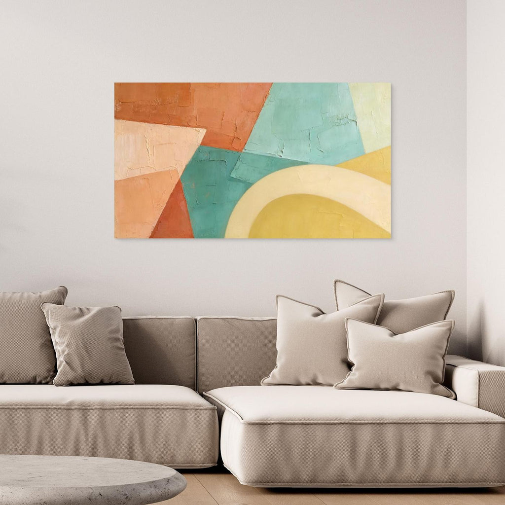 Sediment Layers Wall Canvas 