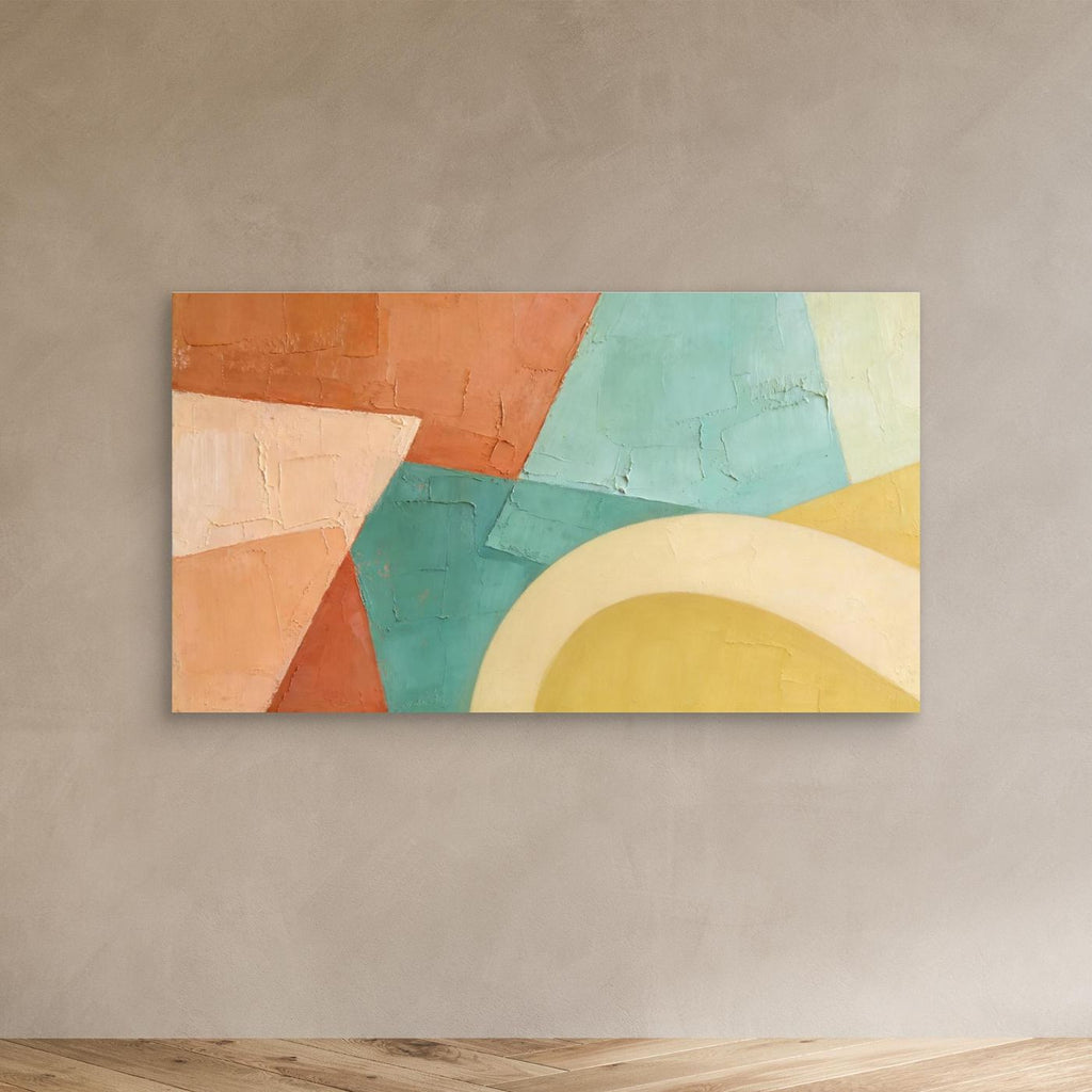 Sediment Layers Wall Canvas 