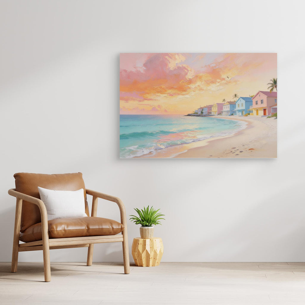 Peach Sunset Beach