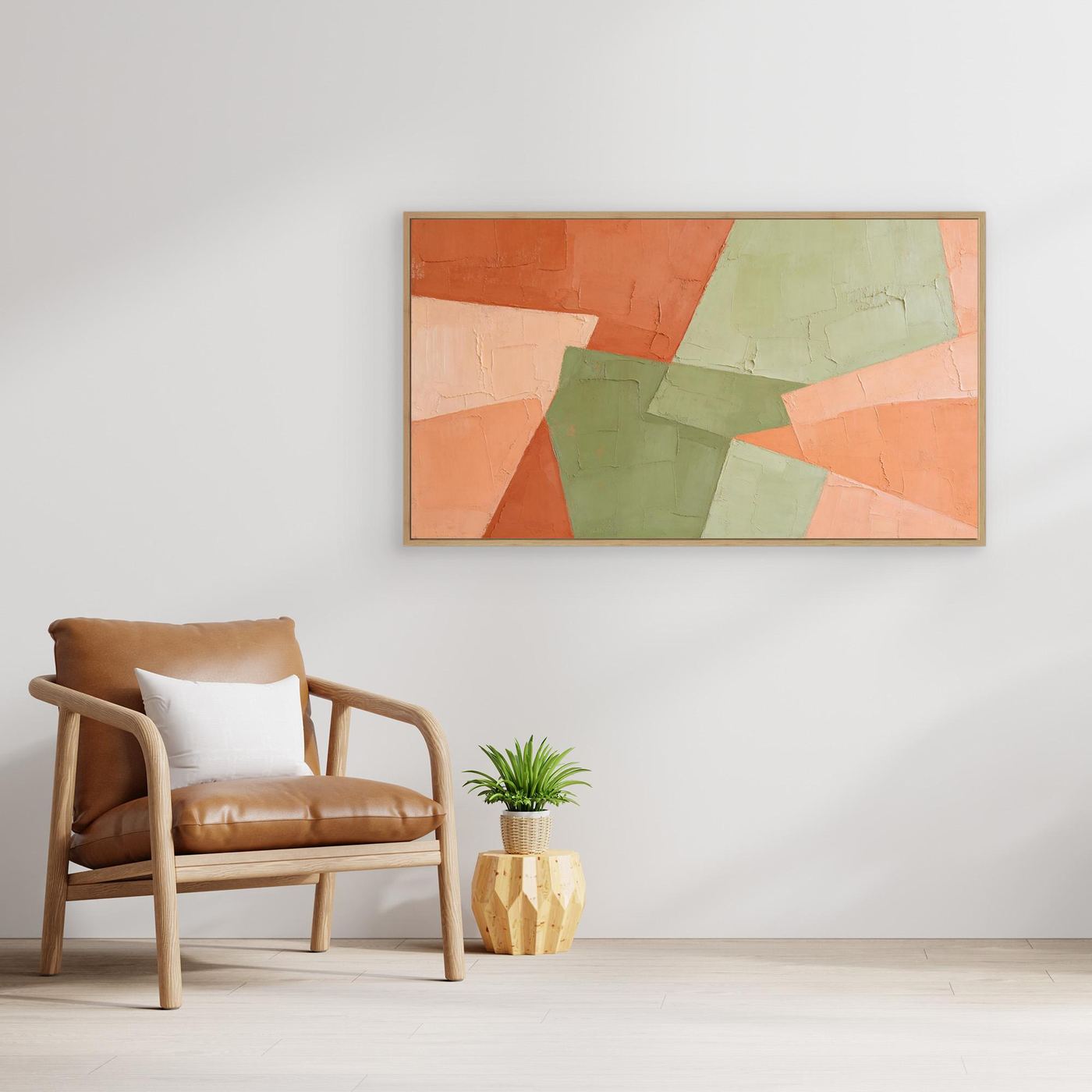 Interwoven Horizons Canvas Wall Art