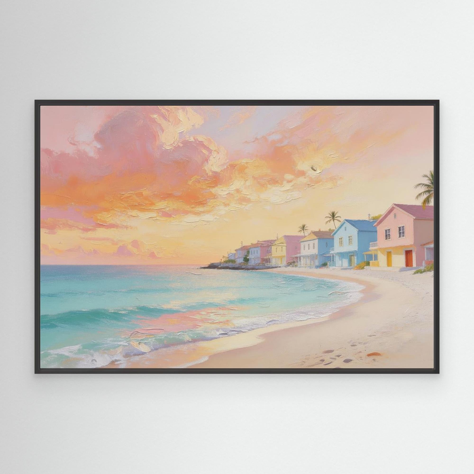 Peach Sunset Beach