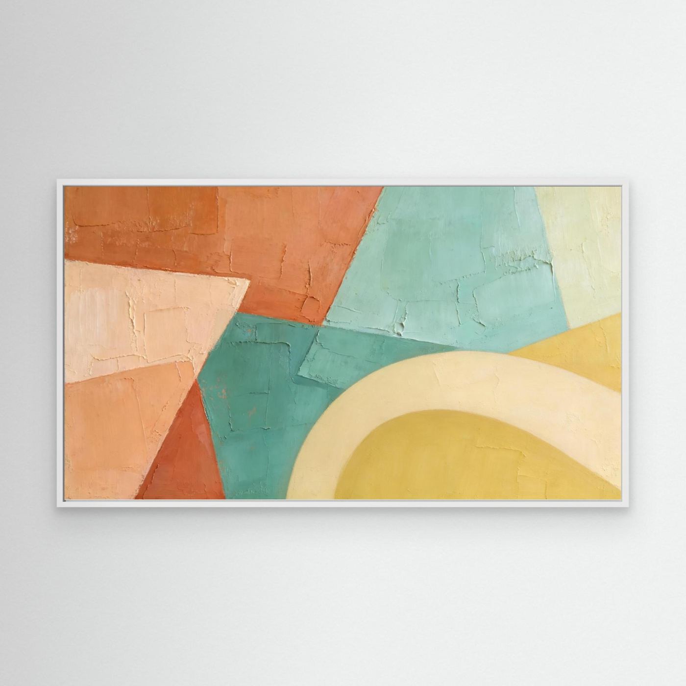 Sediment Layers Wall Canvas 