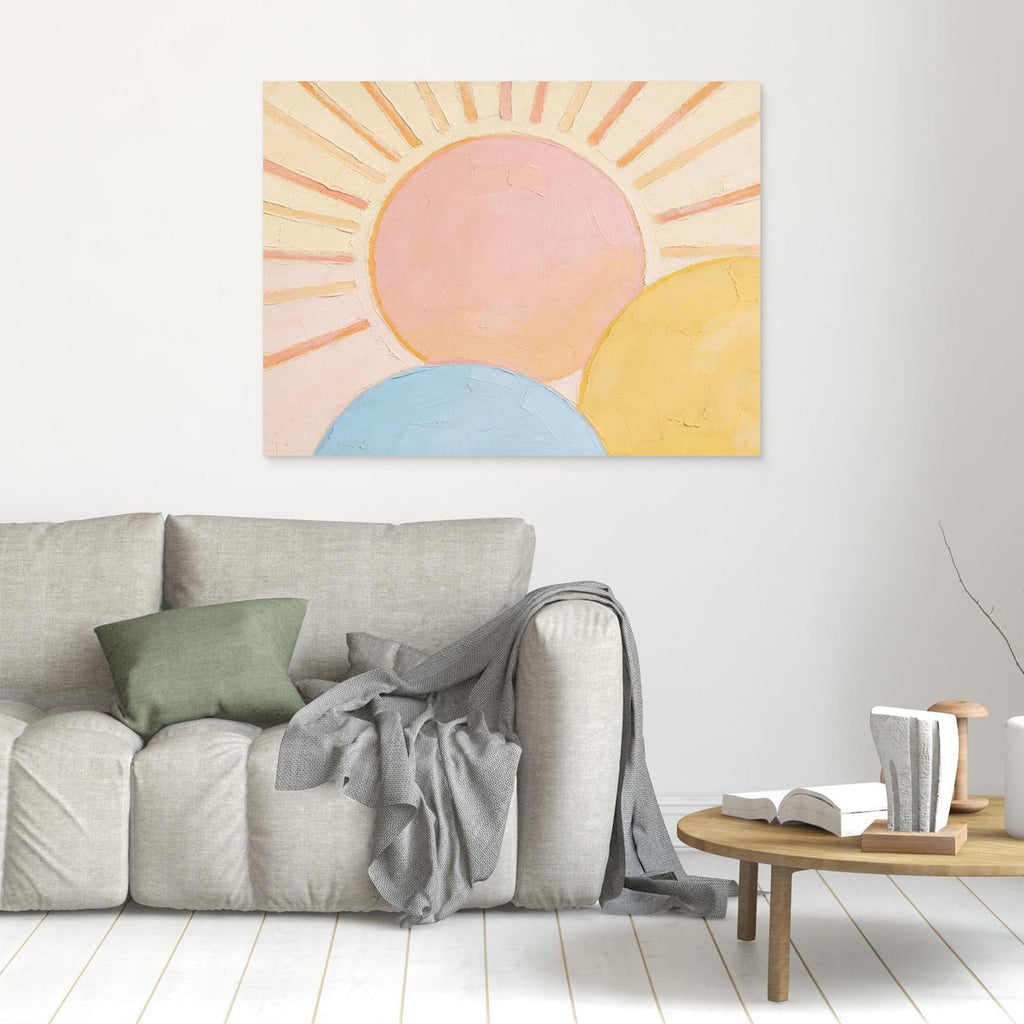 Triple Horizon Wall Canvas Art