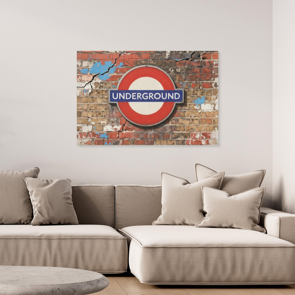 Retro London Underground Sign