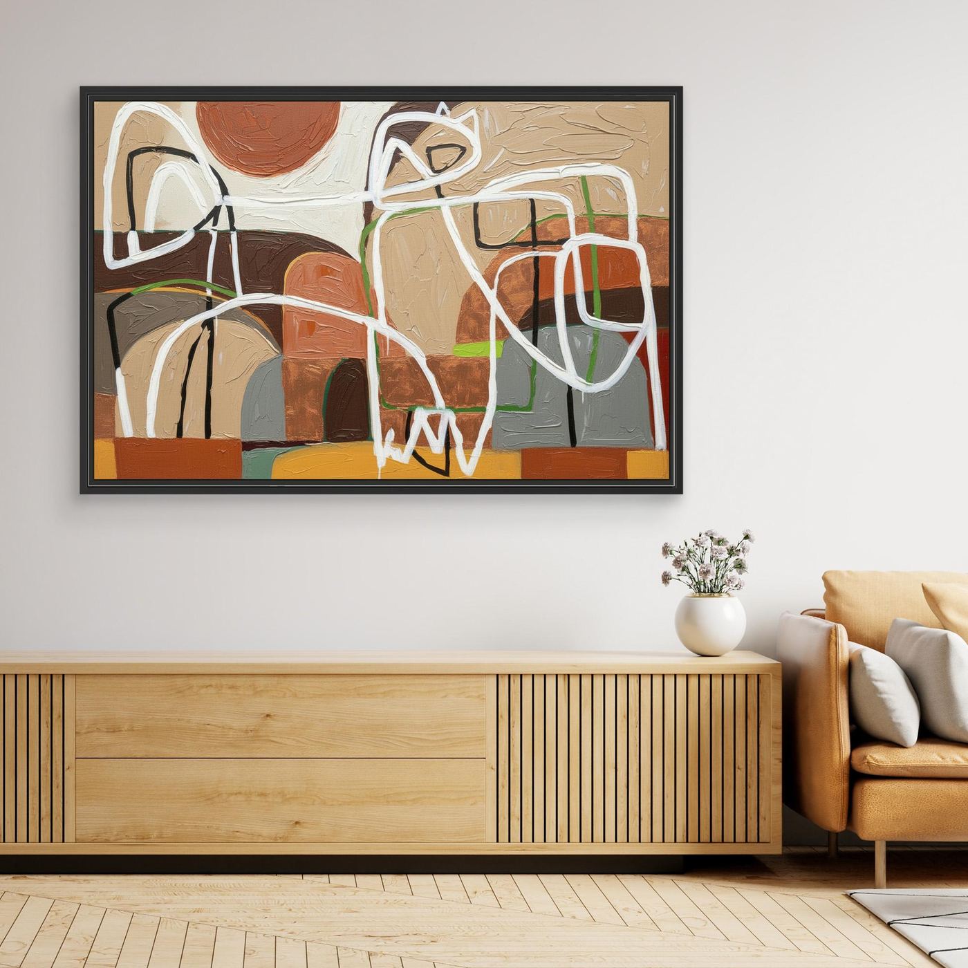 Enlightened Village Wall Canvas