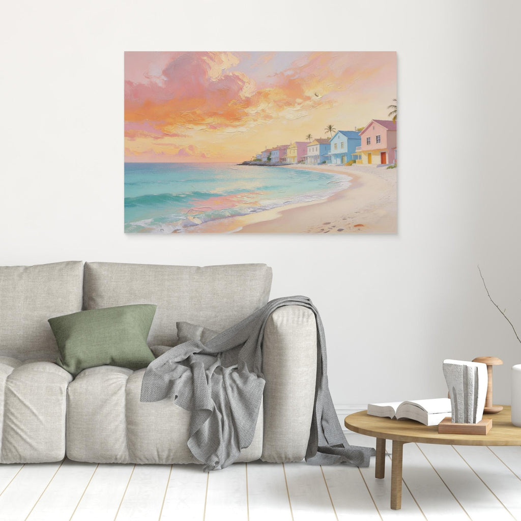 Peach Sunset Beach