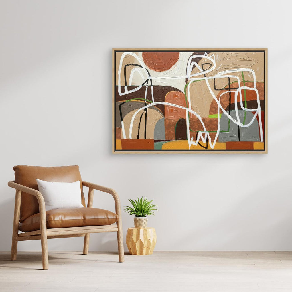 Enlightened Village Wall Canvas