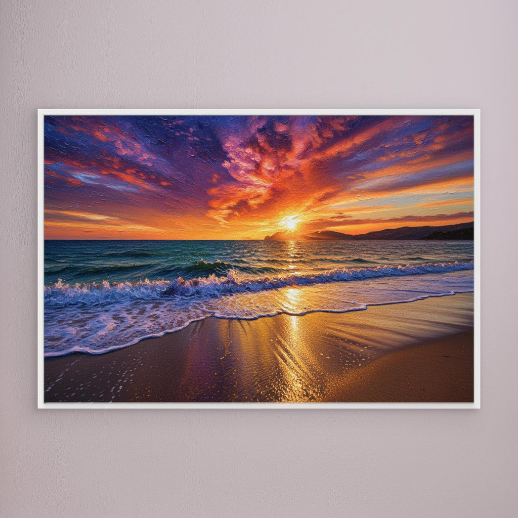 Ocean Sunset Oil