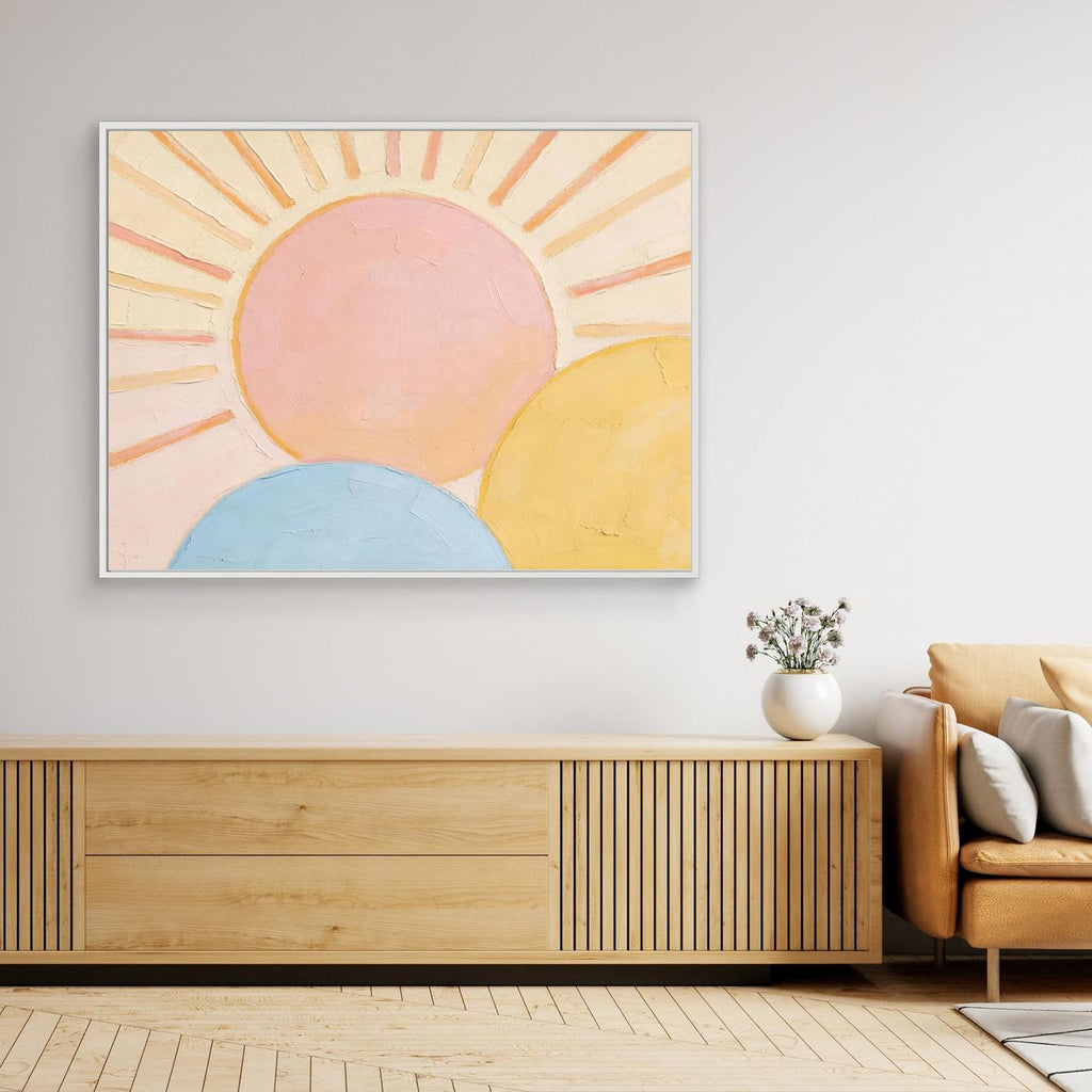 Triple Horizon Wall Canvas Art