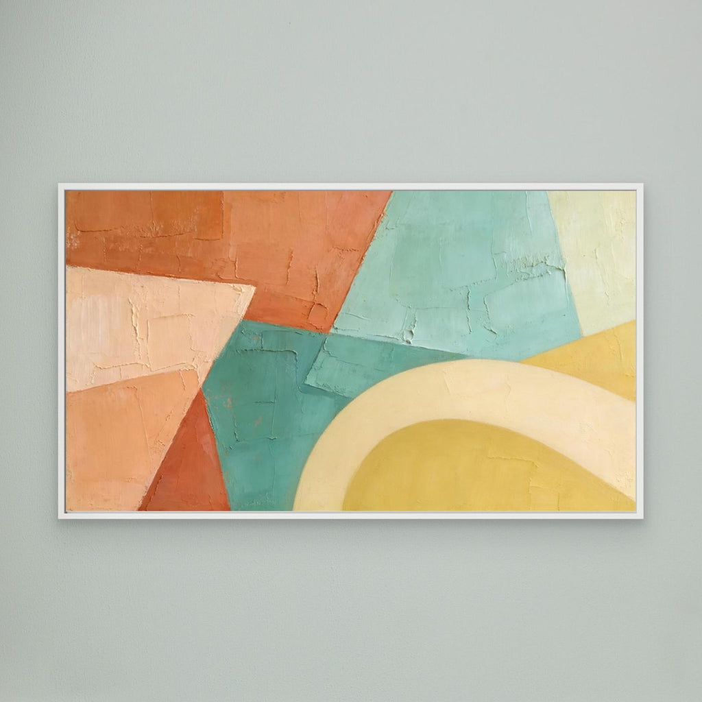 Sediment Layers Wall Canvas 