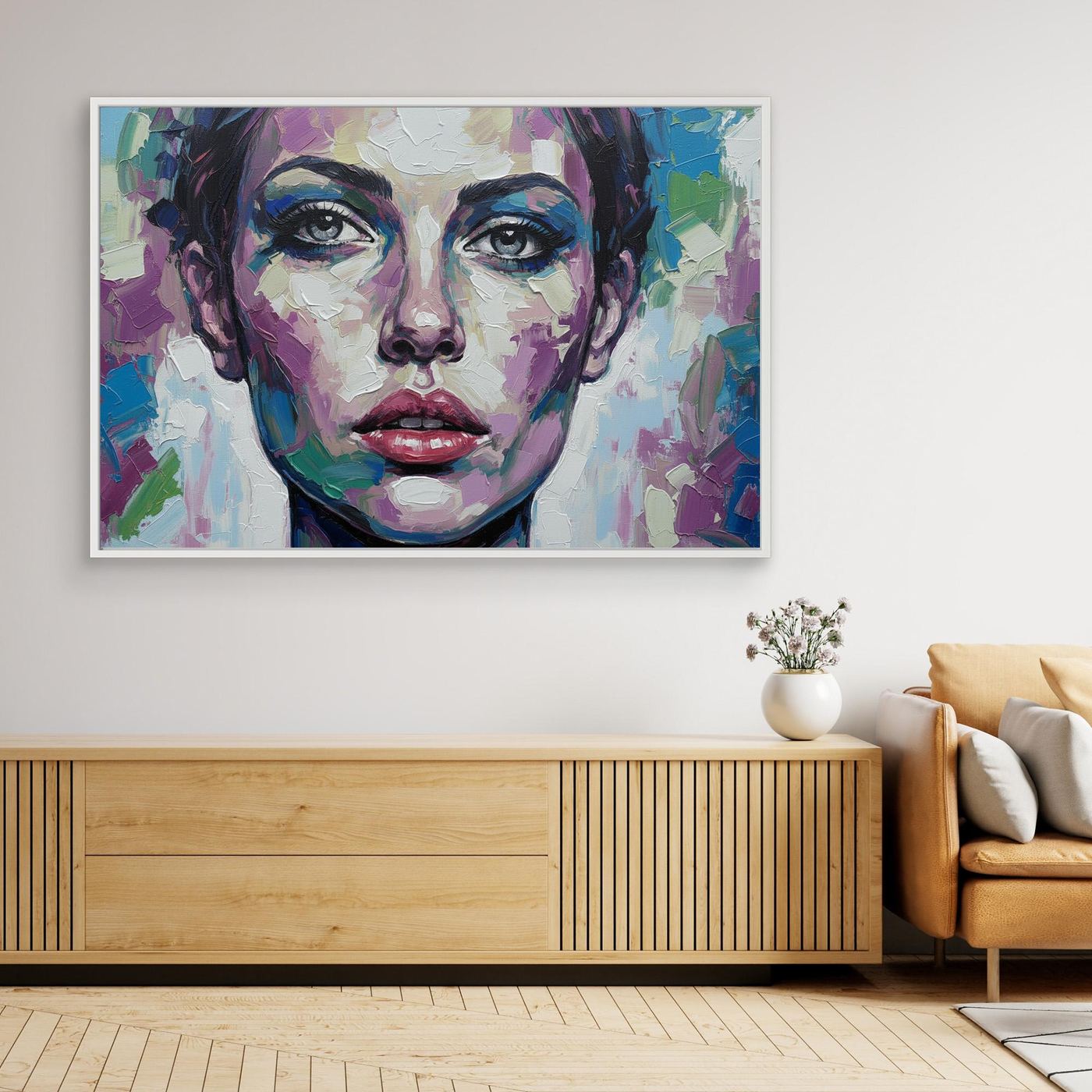  Chromatic Gaze Wall Canvas