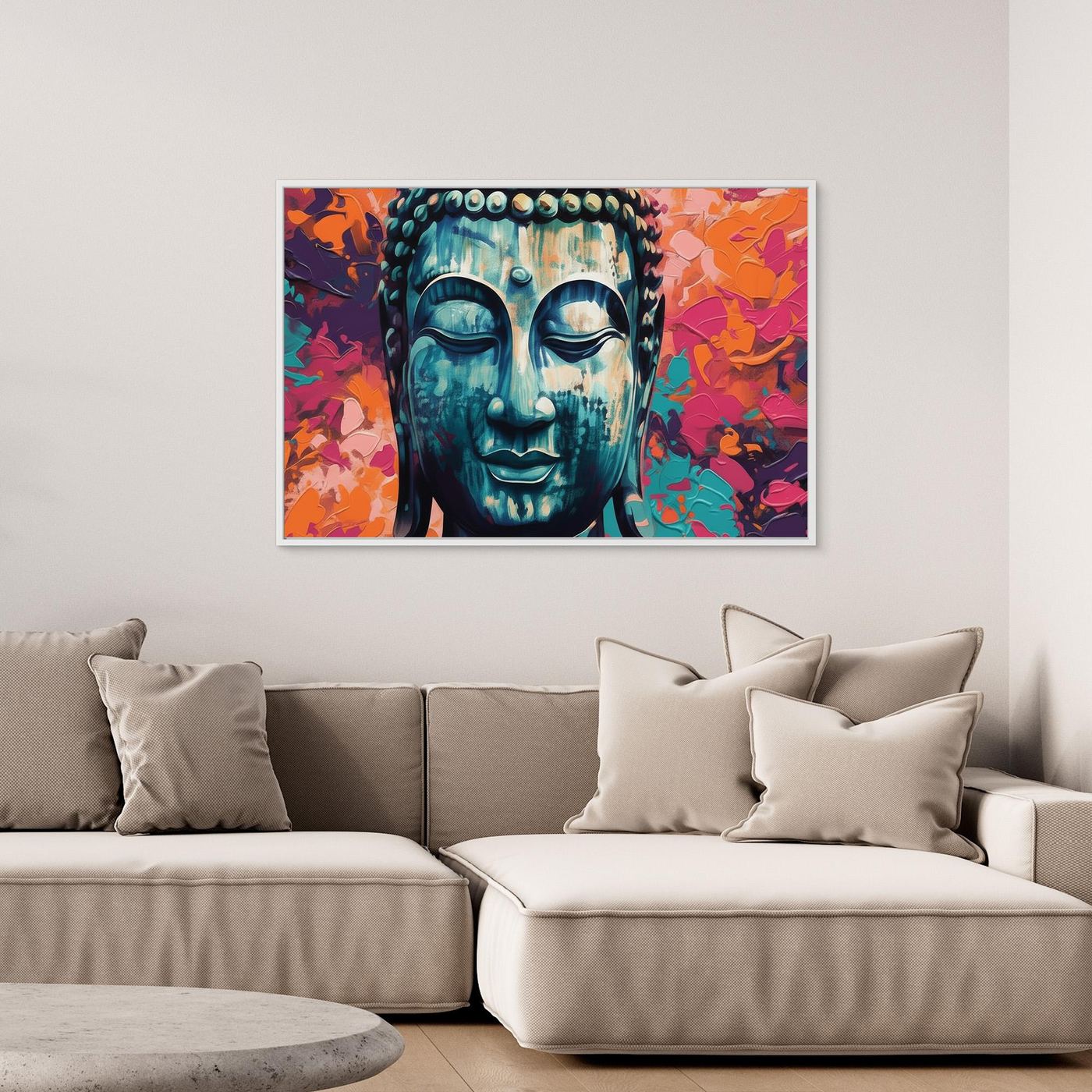 Buddha Vibrant Pastel