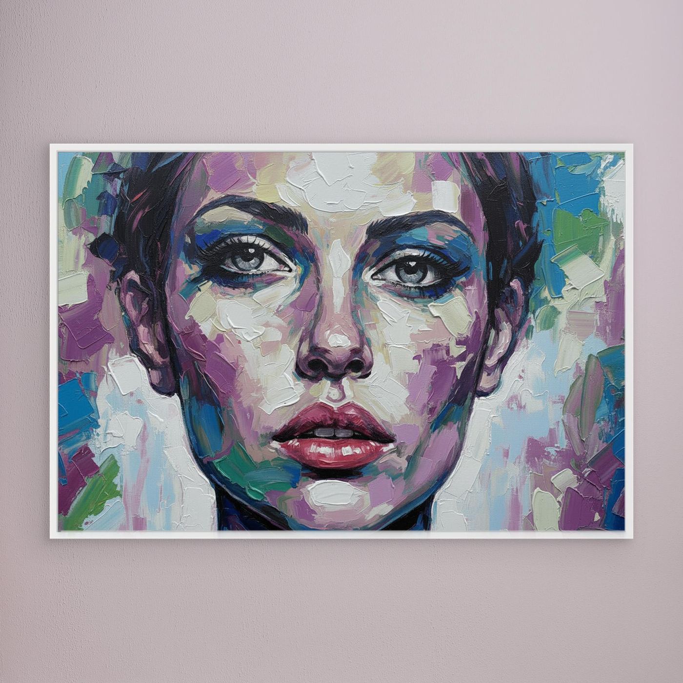  Chromatic Gaze Wall Canvas