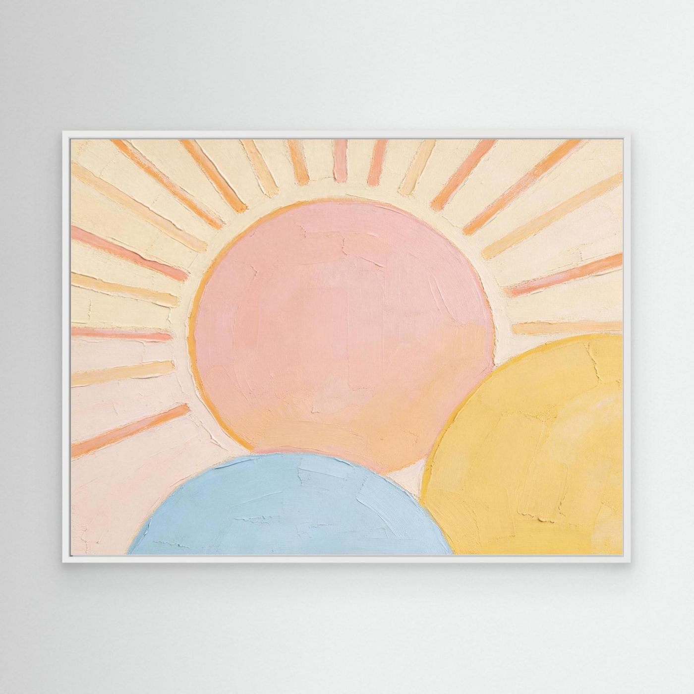Triple Horizon Wall Canvas Art