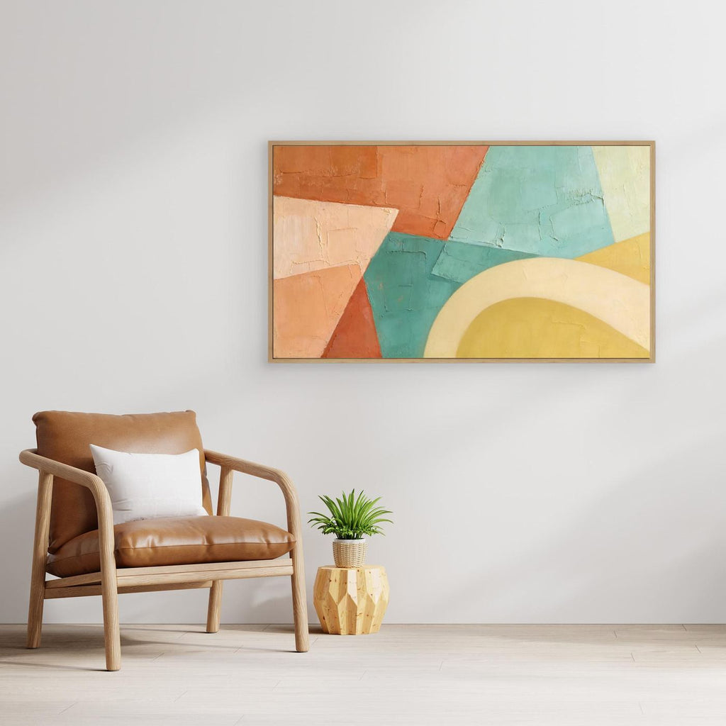Sediment Layers Wall Canvas 