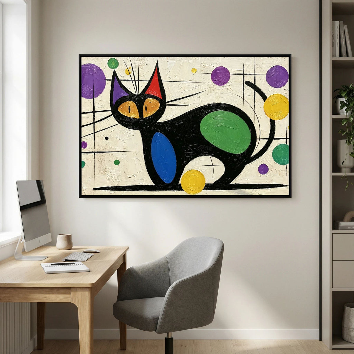 Miro Whiskers Canvas Art