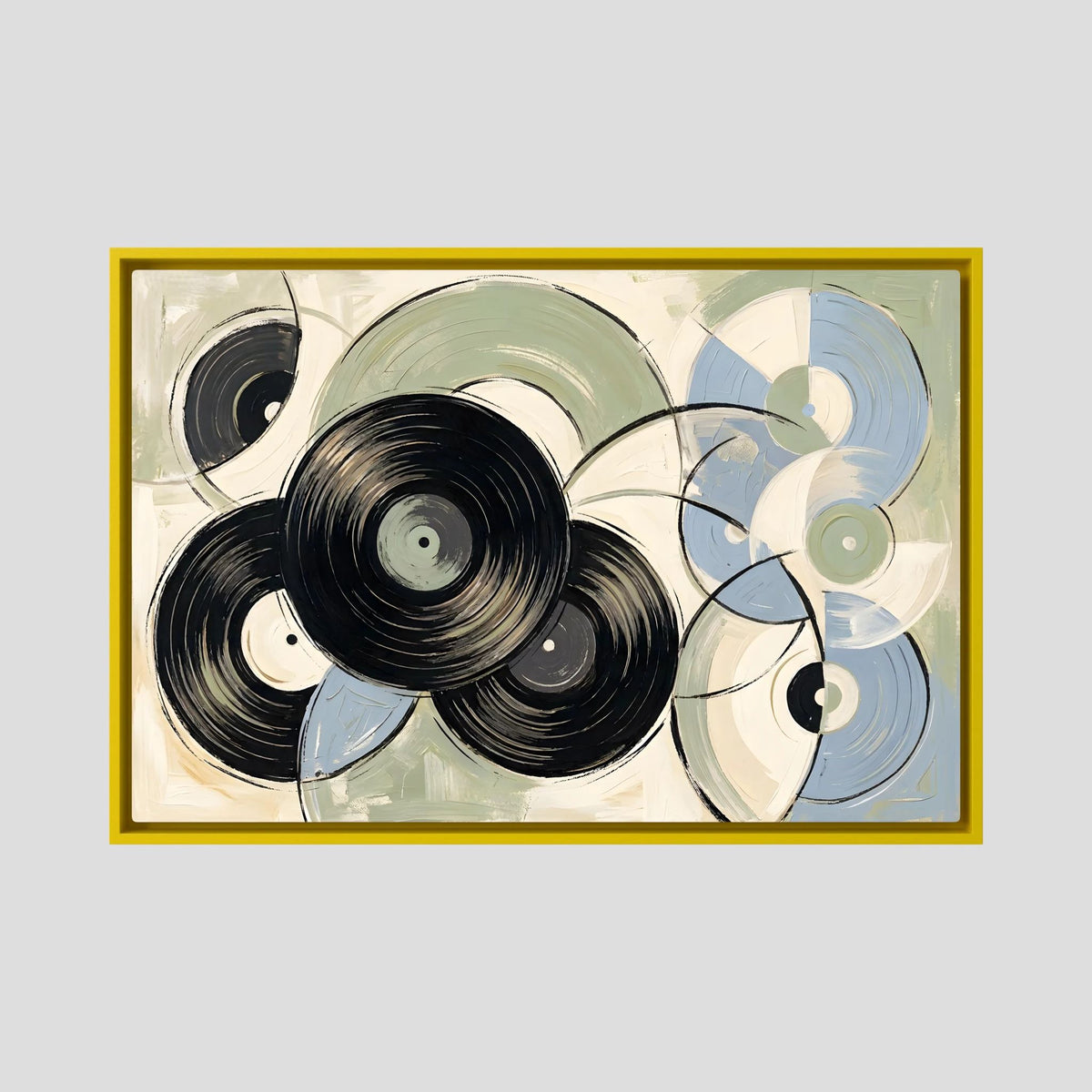 Vinyl Purest blue sage Canvas wall art