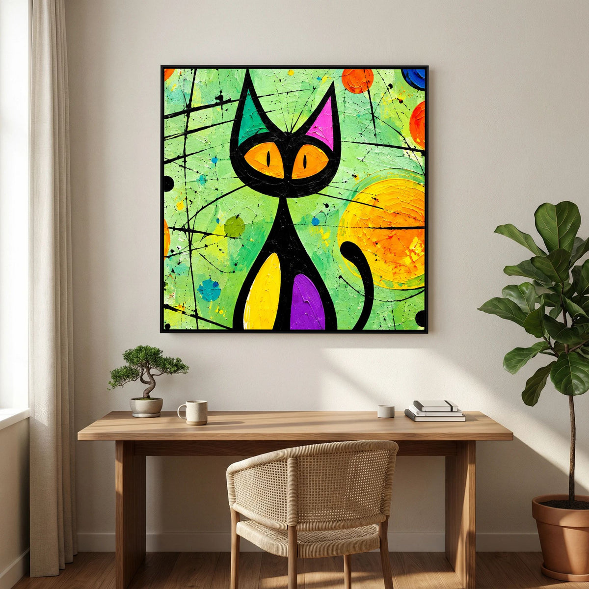 Smitten Kitten Canvas Wall Art