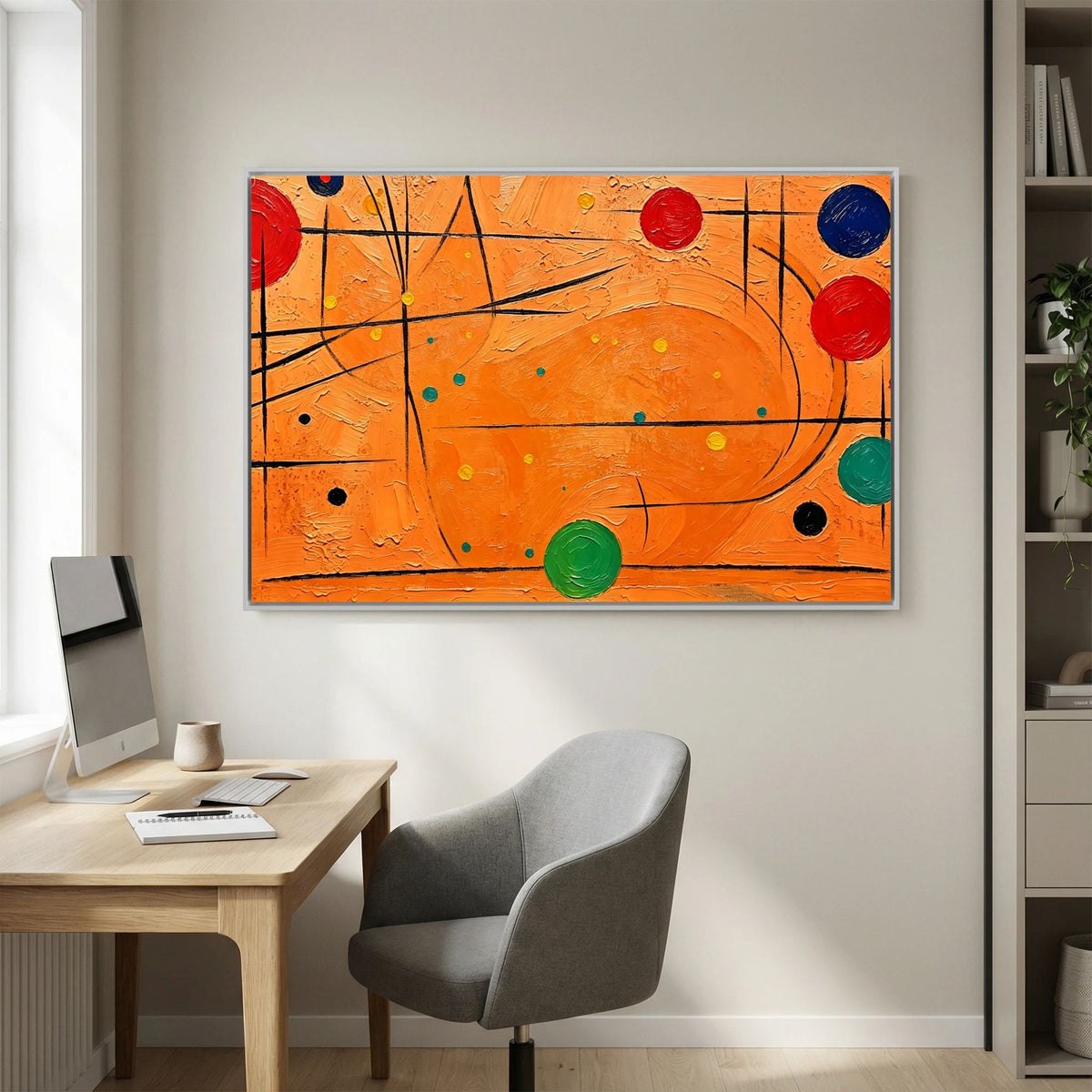 Orange Cat Canvas Art