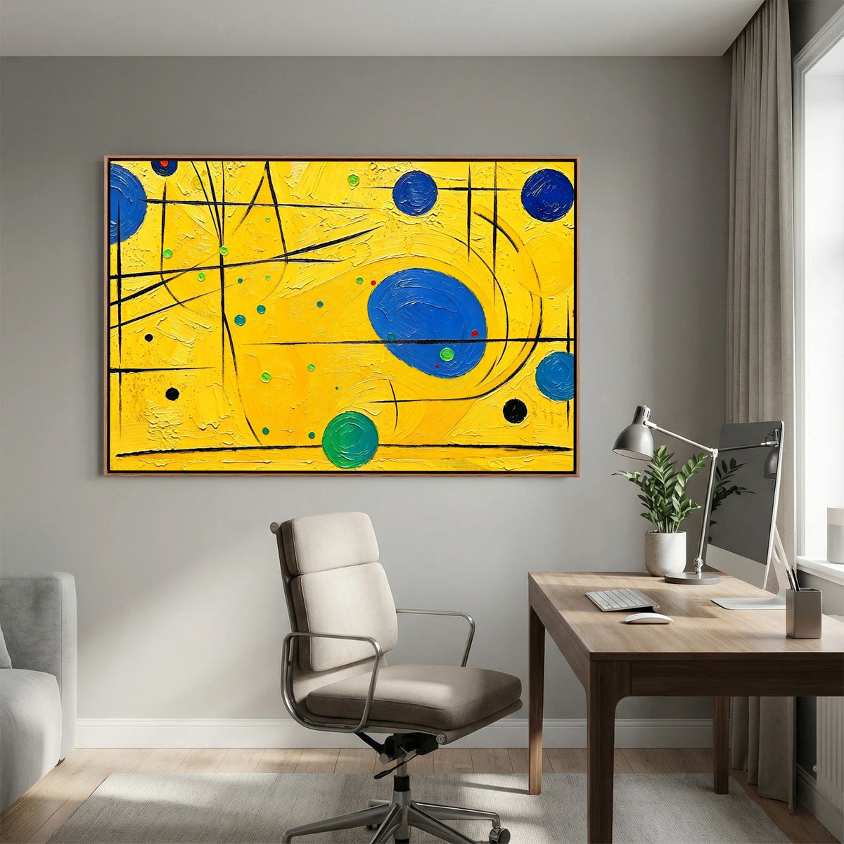 Yellow Cat Canvas Art
