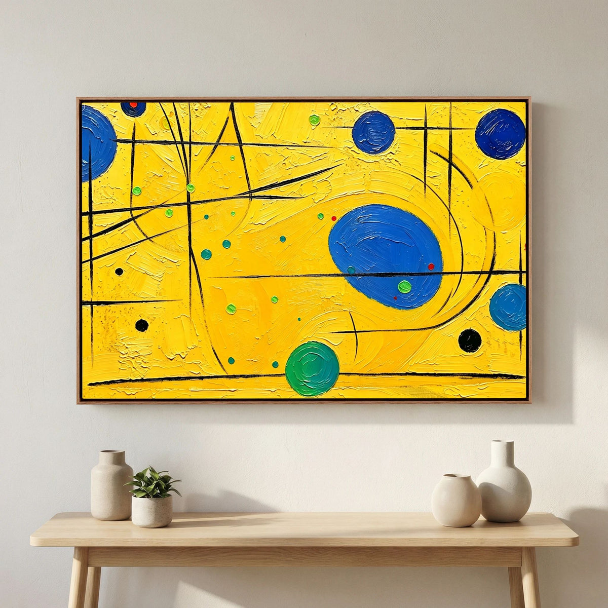 Yellow Cat Canvas Art