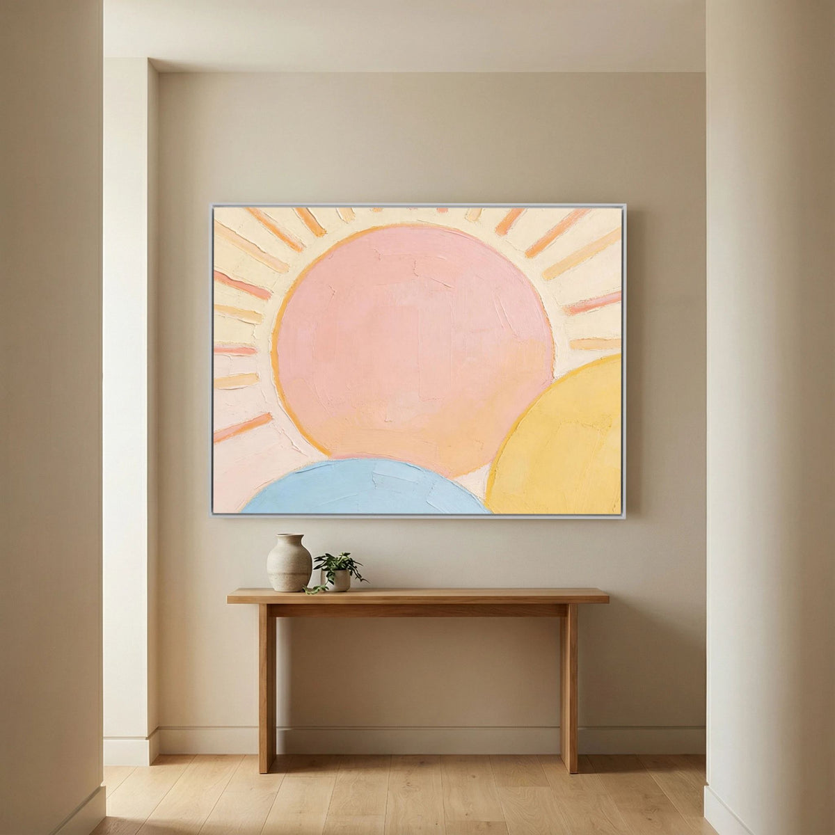 Triple Horizon Wall Canvas Art