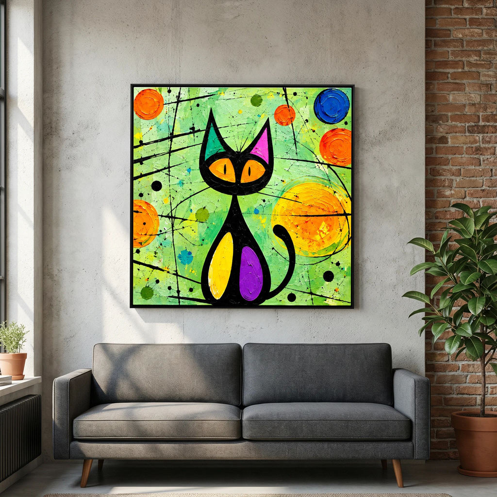 Smitten Kitten Canvas Wall Art