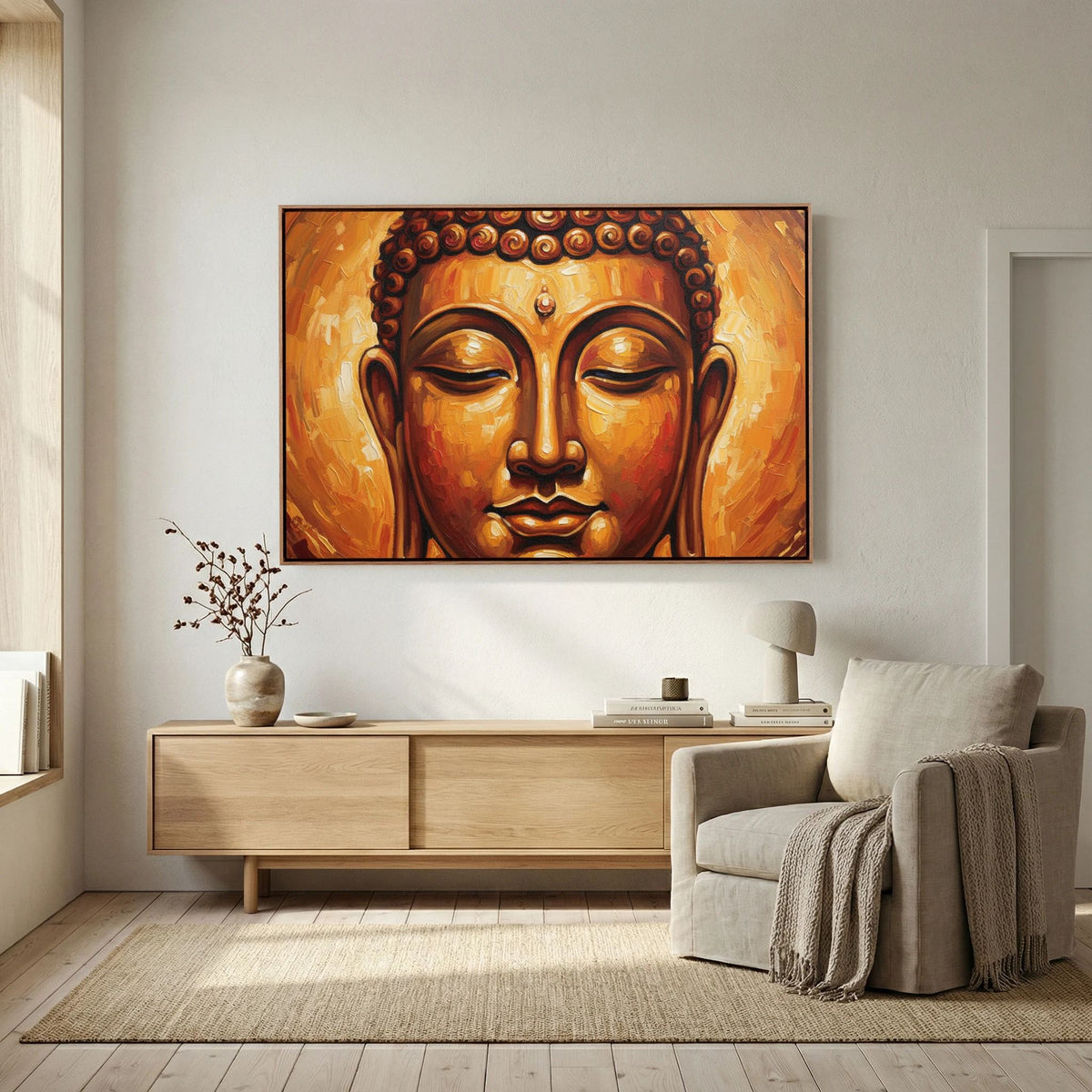 Zen Awakening buddha Canvas Art