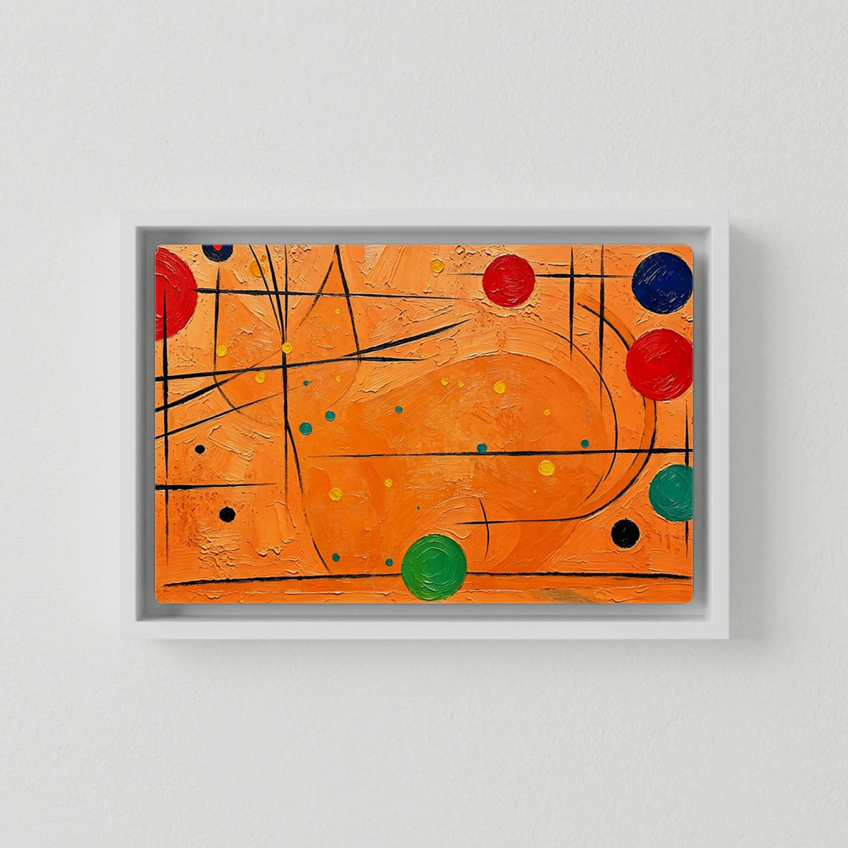 Orange Cat Canvas Art