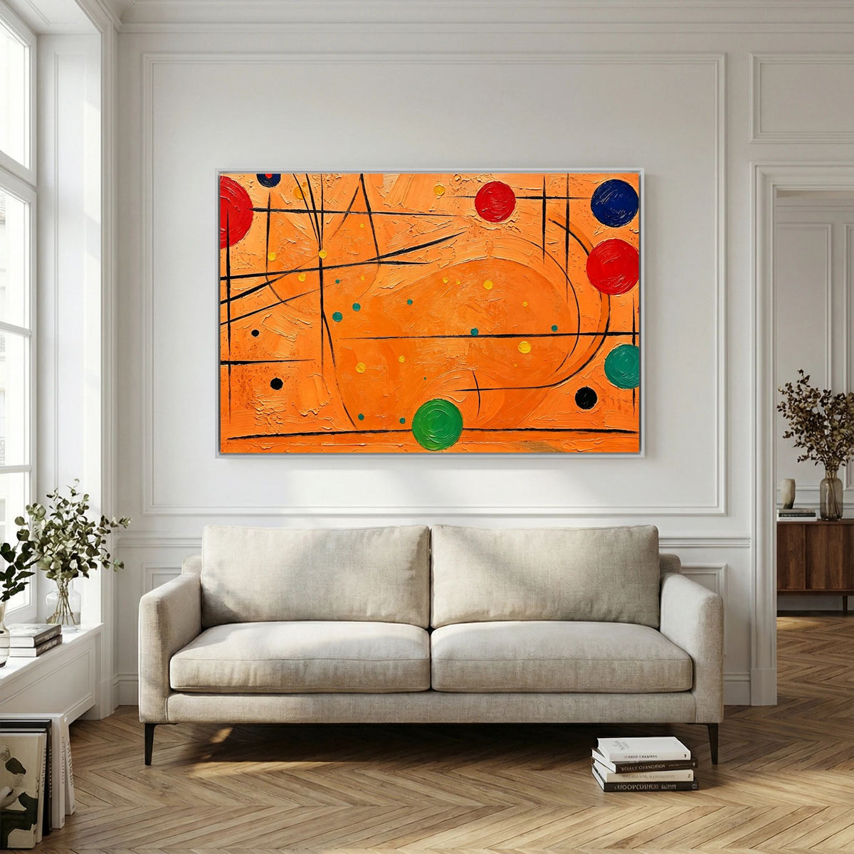Orange Cat Canvas Art