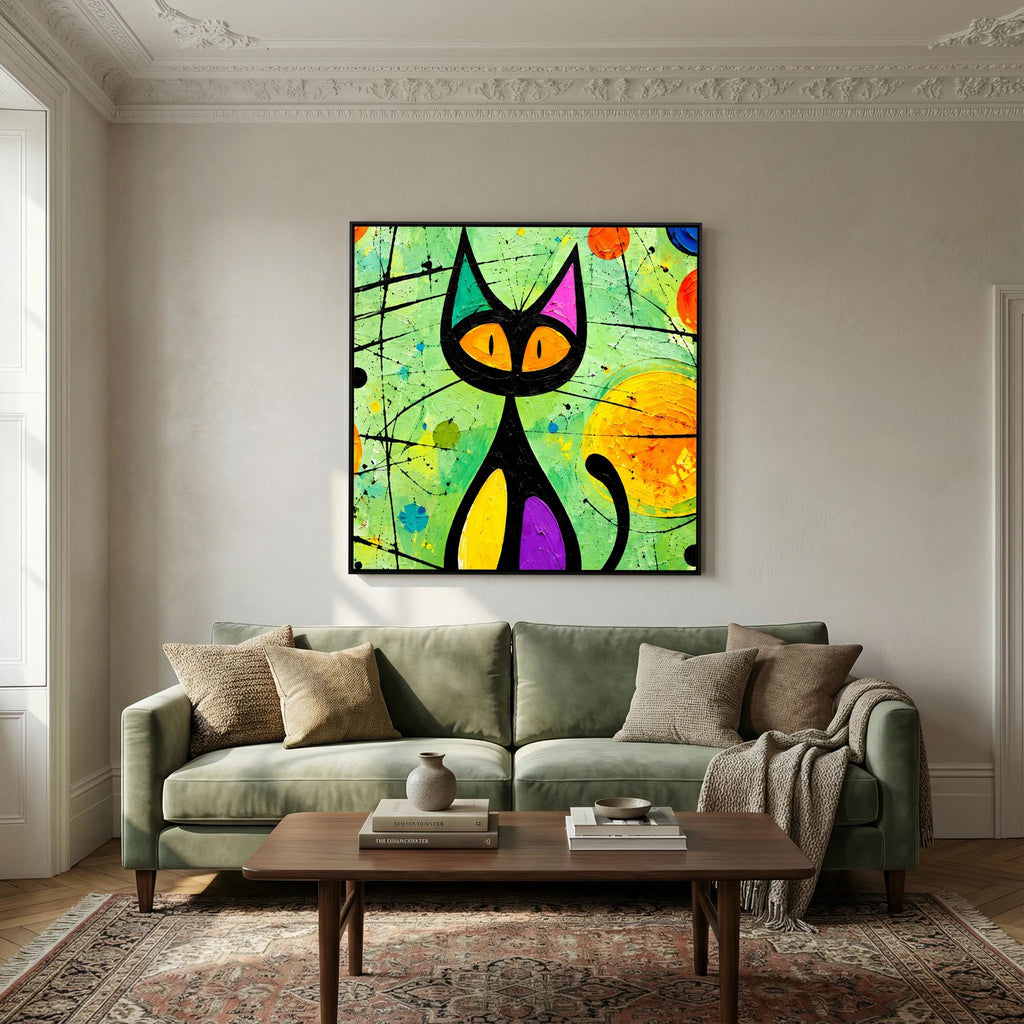 Smitten Kitten Canvas Wall Art