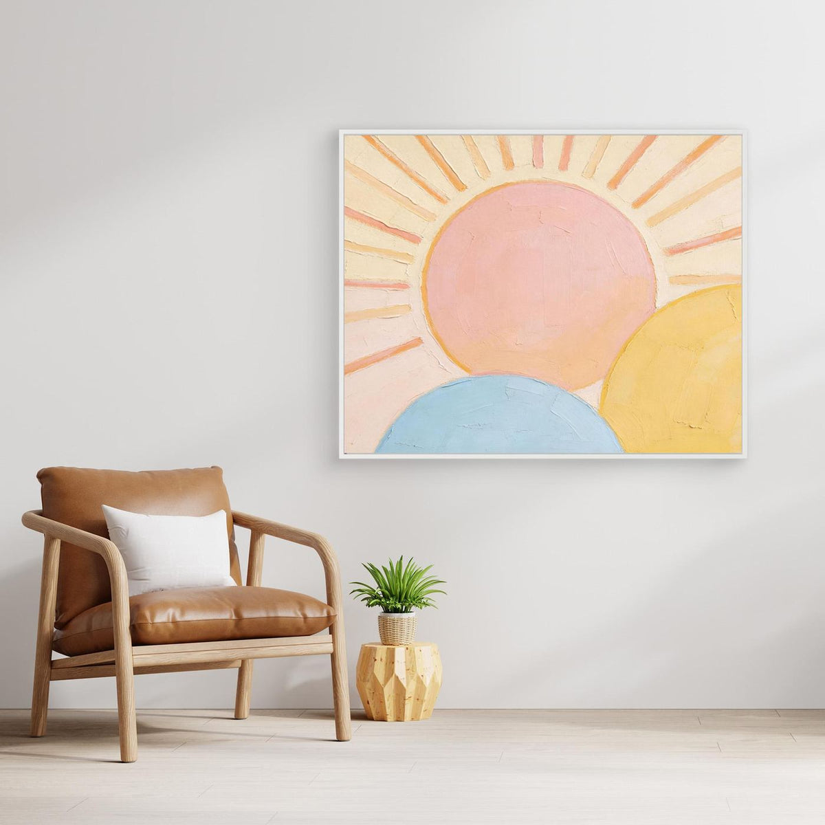 Triple Horizon Wall Canvas Art