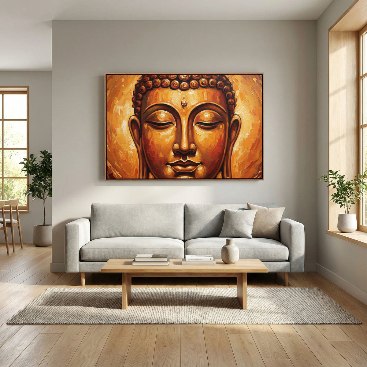 Zen Awakening buddha Canvas Art