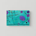 Turquoise Cat Canvas Art