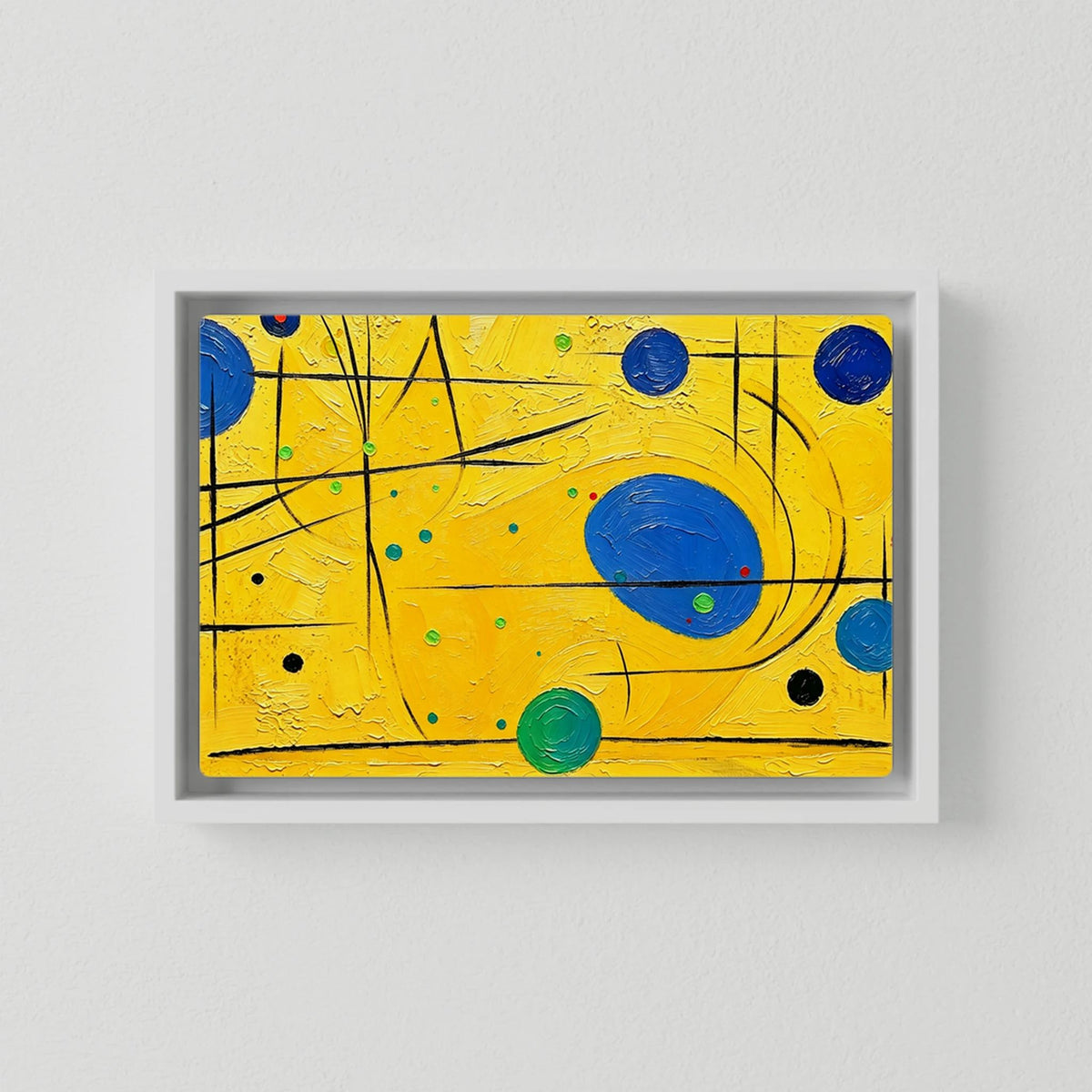 Yellow Cat Canvas Art