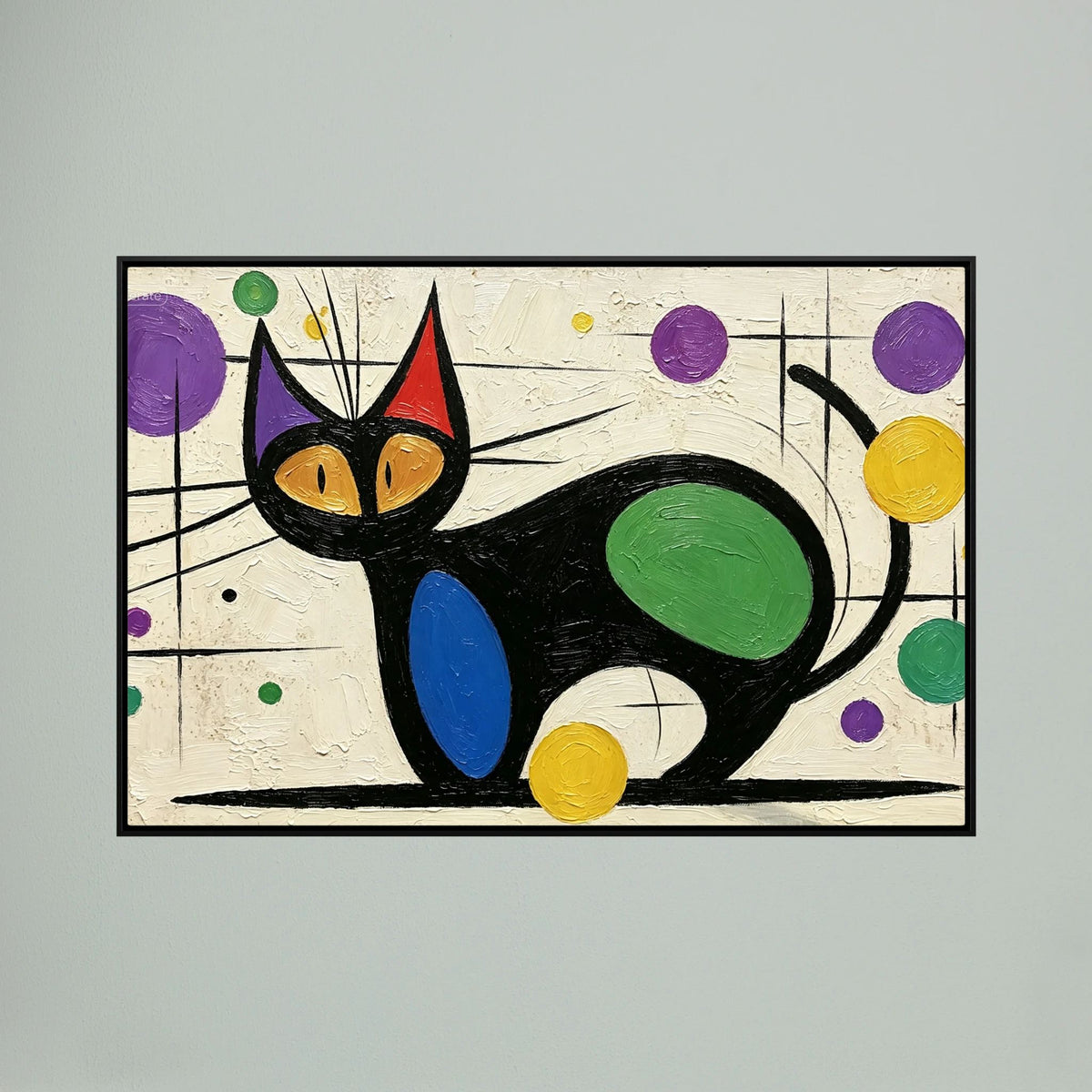Miro Whiskers Canvas Art