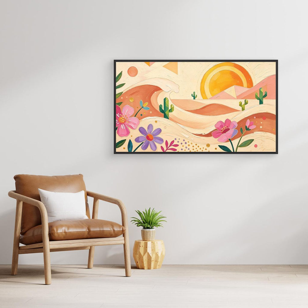 Bohemian Desert Sunset Canvas